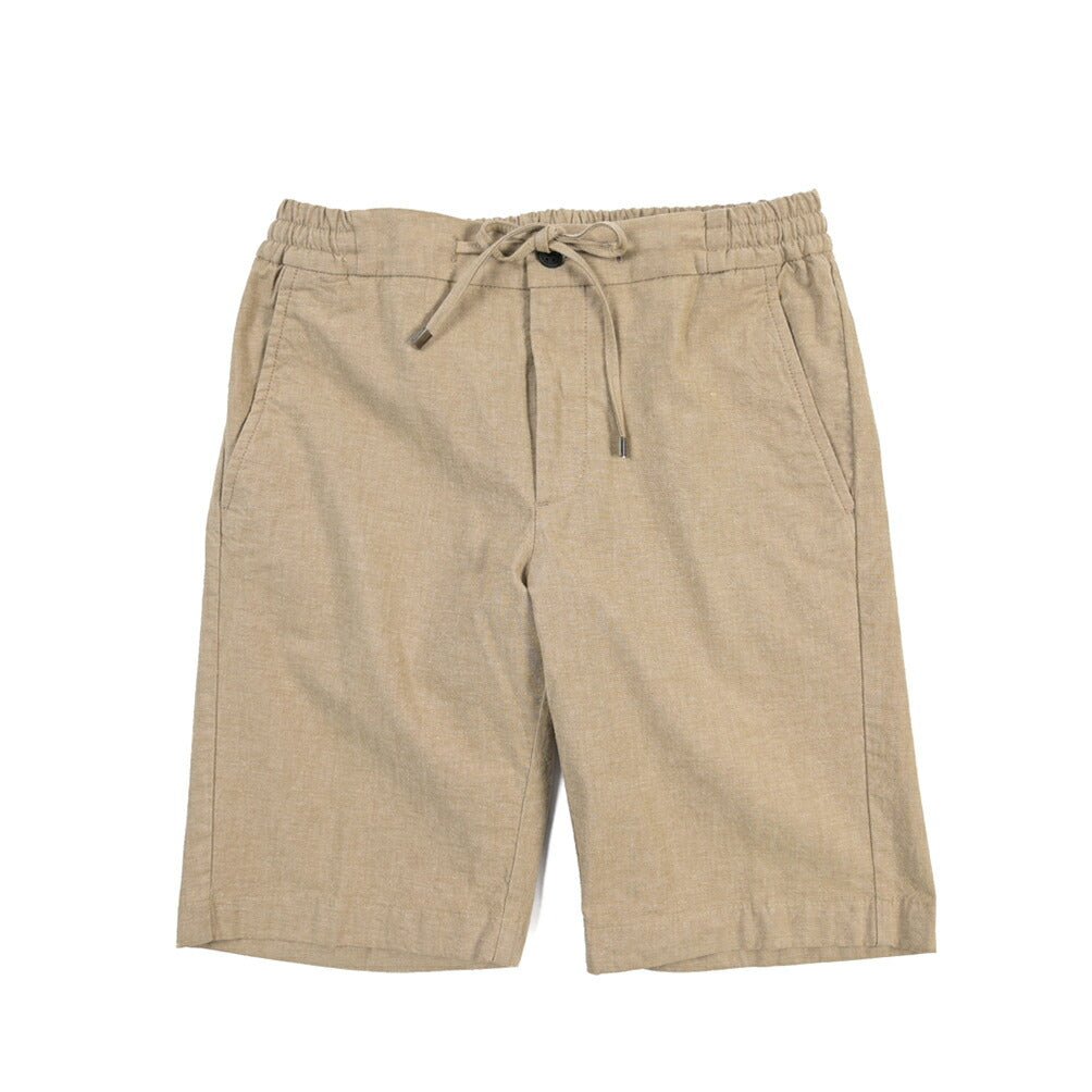 BERWICH “SHORT SPIAGGIA-GD” ストレッチコットン ノータックショーツ ベージュ(beige) 46 | GUARDAROBA MILANO OFFICIAL STORE