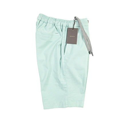 BERWICH “SHORT SPIAGGIA-GD” リヨセル混コットン ストレッチショーツ ライトグリーン(lt verde924) 46 | GUARDAROBA MILANO OFFICIAL STORE