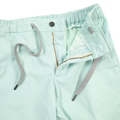 BERWICH “SHORT SPIAGGIA-GD” リヨセル混コットン ストレッチショーツ ライトグリーン(lt verde924) 46 | GUARDAROBA MILANO OFFICIAL STORE