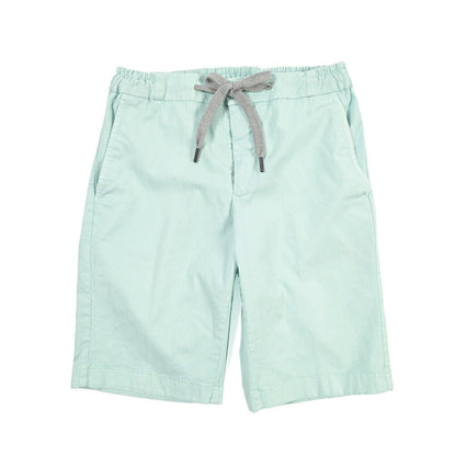 BERWICH “SHORT SPIAGGIA-GD” リヨセル混コットン ストレッチショーツ ライトグリーン(lt verde924) 46 | GUARDAROBA MILANO OFFICIAL STORE