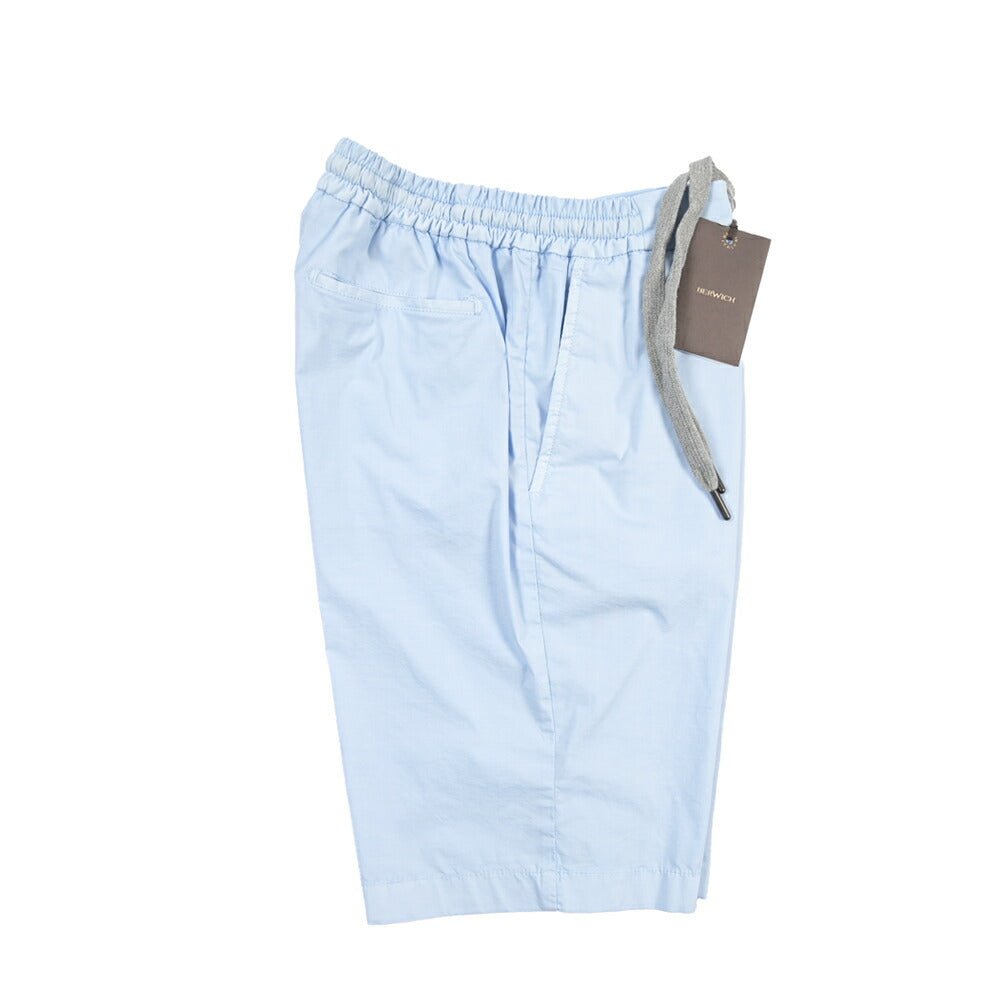 BERWICH “SHORT SPIAGGIA-GD” スーピマコットン ストレッチショーツ ライトブルー(lt azzurro75) 48 | GUARDAROBA MILANO OFFICIAL STORE