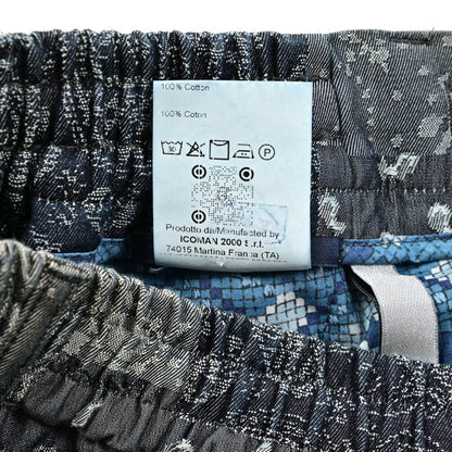 BERWICH "SPIAGGIA" コットン100% ドローコード付きバンダナ柄スラックス｜424528 - 48｜GUARDAROBA MILANO OFFICIAL STORE