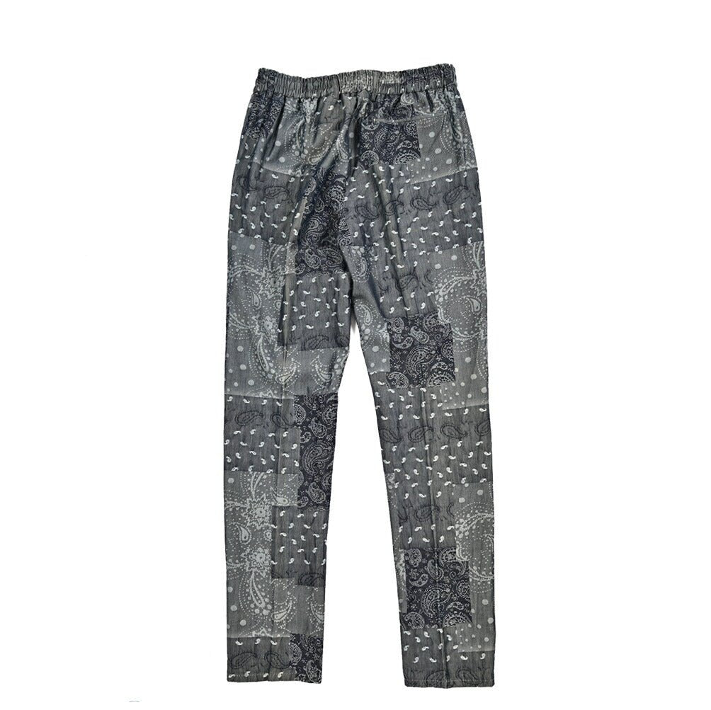BERWICH "SPIAGGIA" コットン100% ドローコード付きバンダナ柄スラックス｜424528 - 48｜GUARDAROBA MILANO OFFICIAL STORE
