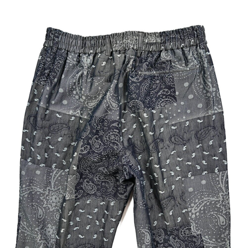BERWICH "SPIAGGIA" コットン100% ドローコード付きバンダナ柄スラックス｜424528 - 48｜GUARDAROBA MILANO OFFICIAL STORE