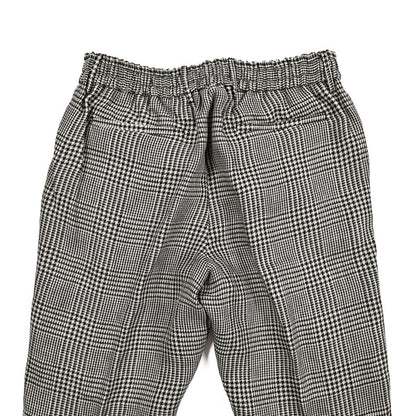 BERWICH "SPIAGGIA" リネン100% ドローコード付きワンタックパンツ ブラック(black) 50 | GUARDAROBA MILANO OFFICIAL STORE