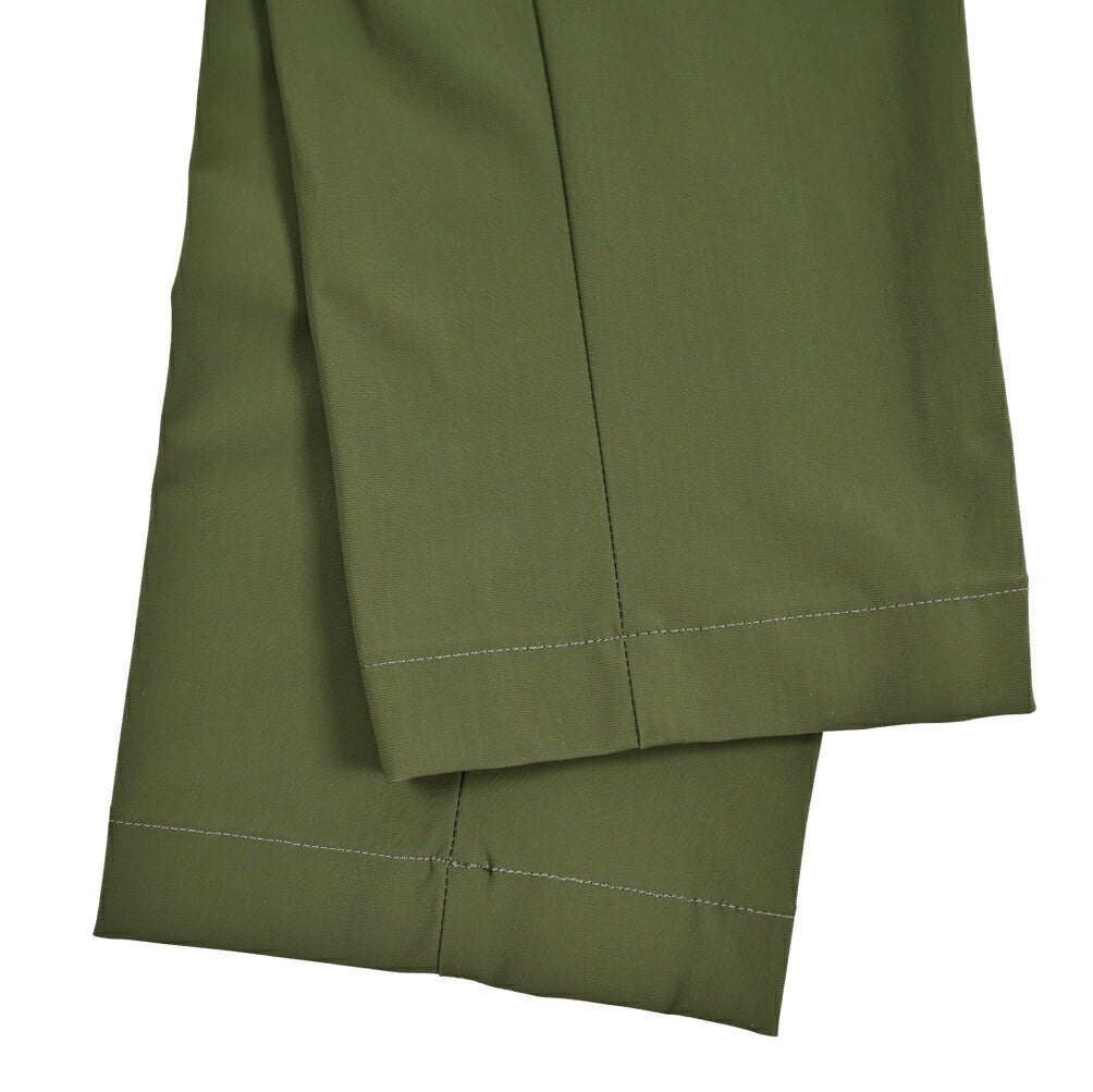 BERWICH "SPIAGGIA 1P" ストレッチナイロン ドローコード付きイージーパンツ グリーン(green) 50 | GUARDAROBA MILANO OFFICIAL STORE