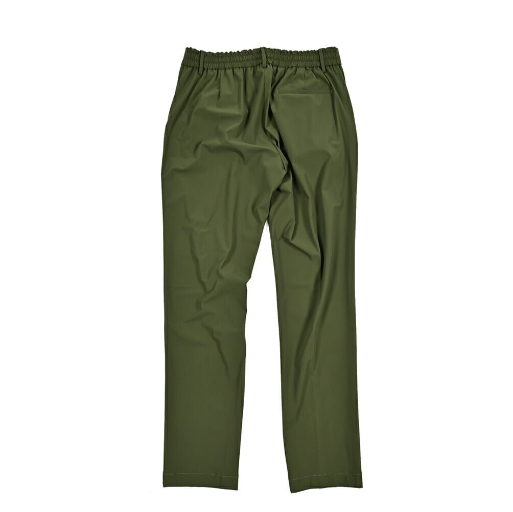 BERWICH "SPIAGGIA 1P" ストレッチナイロン ドローコード付きイージーパンツ グリーン(green) 50 | GUARDAROBA MILANO OFFICIAL STORE