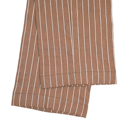 BERWICH “SPIAGGIA 1P” リネン混 ドローコード付きワンタックイージーパンツ ブラウン(brown) 48 | GUARDAROBA MILANO OFFICIAL STORE