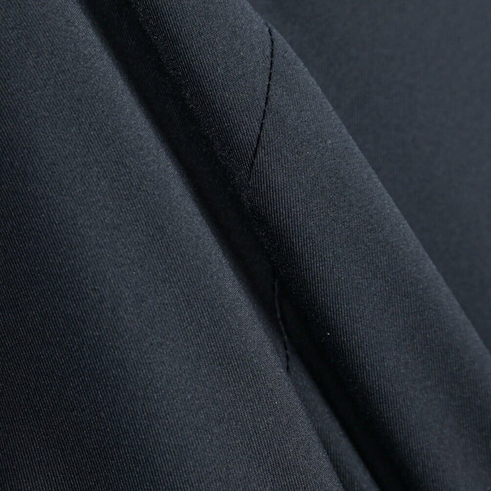 BERWICH “SPIAGGIA 1P TECH” ストレッチナイロン ワンタックイージーパンツ ネイビー(navy) 46 | GUARDAROBA MILANO OFFICIAL STORE