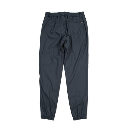 BERWICH “SPIAGGIA 1P TECH” ストレッチナイロン ワンタックイージーパンツ ネイビー(navy) 46 | GUARDAROBA MILANO OFFICIAL STORE
