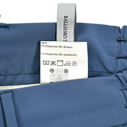 BERWICH SPIAGGIA ストレッチナイロン ワンタックイージースラックス｜422229 - 46｜GUARDAROBA MILANO OFFICIAL STORE