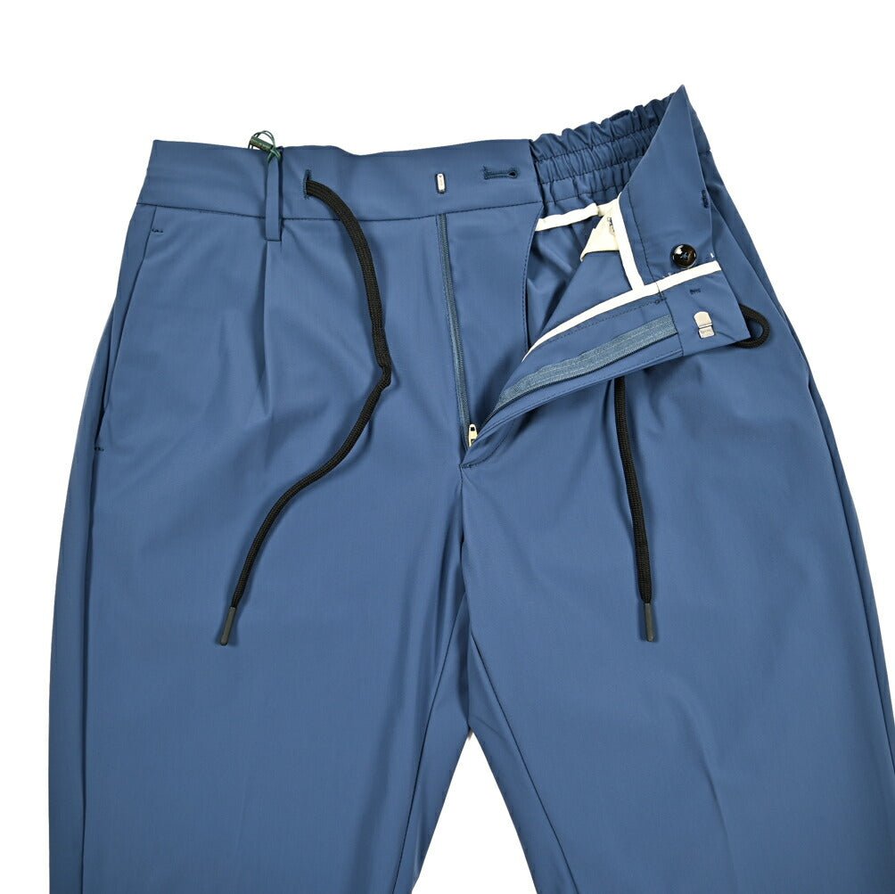 BERWICH SPIAGGIA ストレッチナイロン ワンタックイージースラックス｜422229 - 46｜GUARDAROBA MILANO OFFICIAL STORE