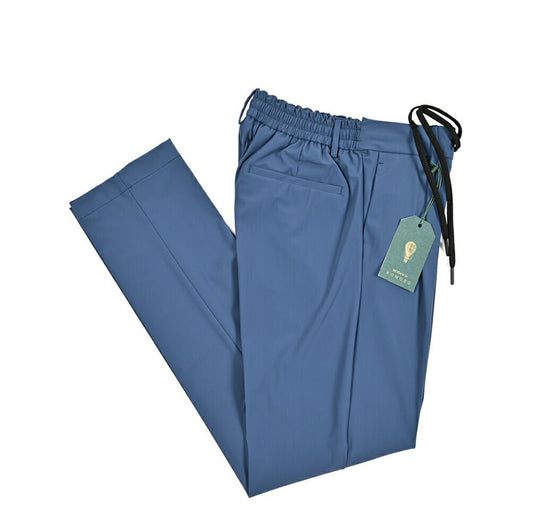 BERWICH SPIAGGIA ストレッチナイロン ワンタックイージースラックス｜422229 - 46｜GUARDAROBA MILANO OFFICIAL STORE