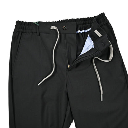 BERWICH "SPIAGGIA" ポリエステル混ウール ドローコード付きイージースラックス｜424702 - 46｜GUARDAROBA MILANO OFFICIAL STORE
