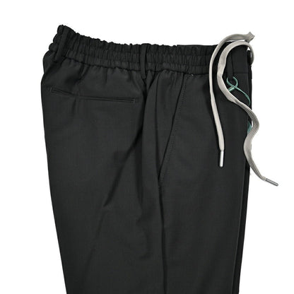 BERWICH "SPIAGGIA" ポリエステル混ウール ドローコード付きイージースラックス｜424702 - 46｜GUARDAROBA MILANO OFFICIAL STORE