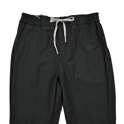 BERWICH "SPIAGGIA" ポリエステル混ウール ドローコード付きイージースラックス｜424702 - 46｜GUARDAROBA MILANO OFFICIAL STORE