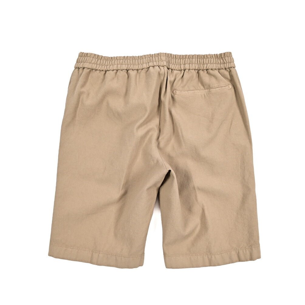 BERWICH "SPIAGGIA SHORT" ストレッチコットン ノータックショーツ ベージュ(sabbia199) S | GUARDAROBA MILANO OFFICIAL STORE