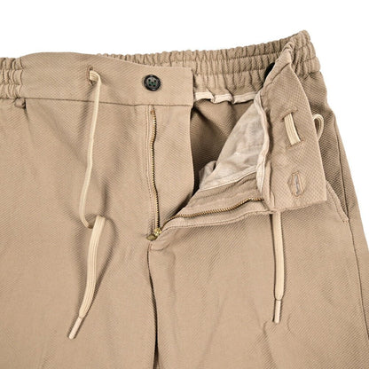 BERWICH "SPIAGGIA SHORT" ストレッチコットン ノータックショーツ ベージュ(sabbia199) S | GUARDAROBA MILANO OFFICIAL STORE