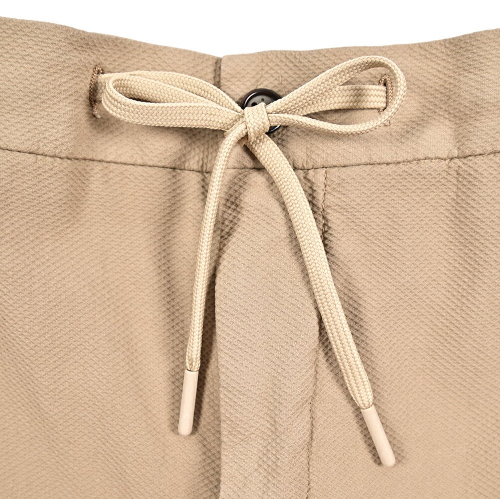 BERWICH "SPIAGGIA SHORT" ストレッチコットン ノータックショーツ ベージュ(sabbia199) S | GUARDAROBA MILANO OFFICIAL STORE