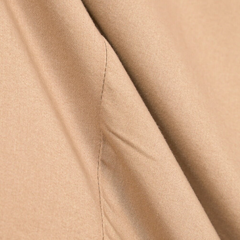 BERWICH “STROMS FF-GD” シルク混コットン ノータックパンツ ブラウン(noce724) 46 | GUARDAROBA MILANO OFFICIAL STORE