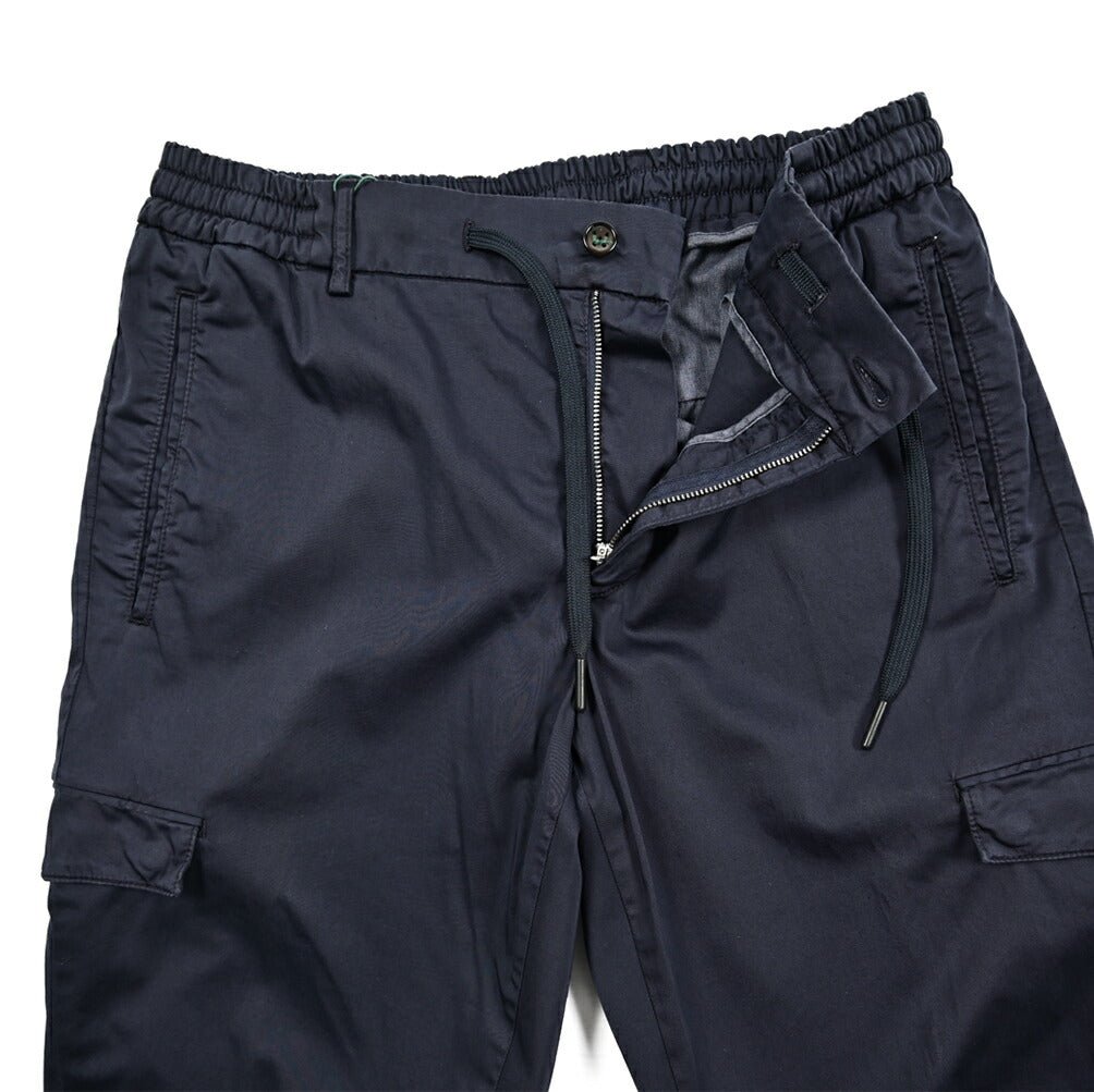 BERWICH "SUB" ストレッチコットン イージーカーゴパンツ (製品染め)｜425434 - 50｜GUARDAROBA MILANO OFFICIAL STORE