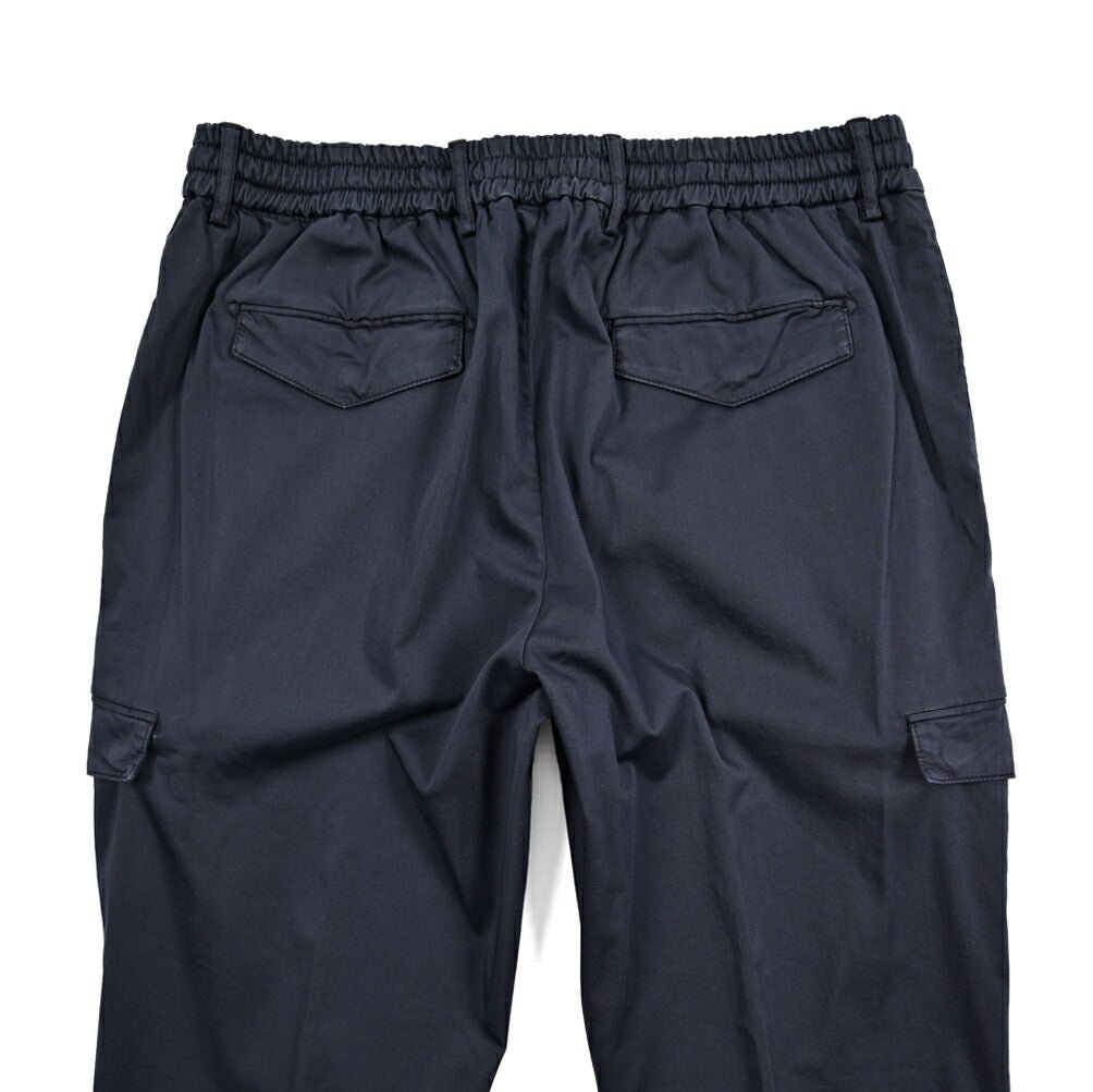 BERWICH "SUB" ストレッチコットン イージーカーゴパンツ (製品染め)｜425434 - 50｜GUARDAROBA MILANO OFFICIAL STORE