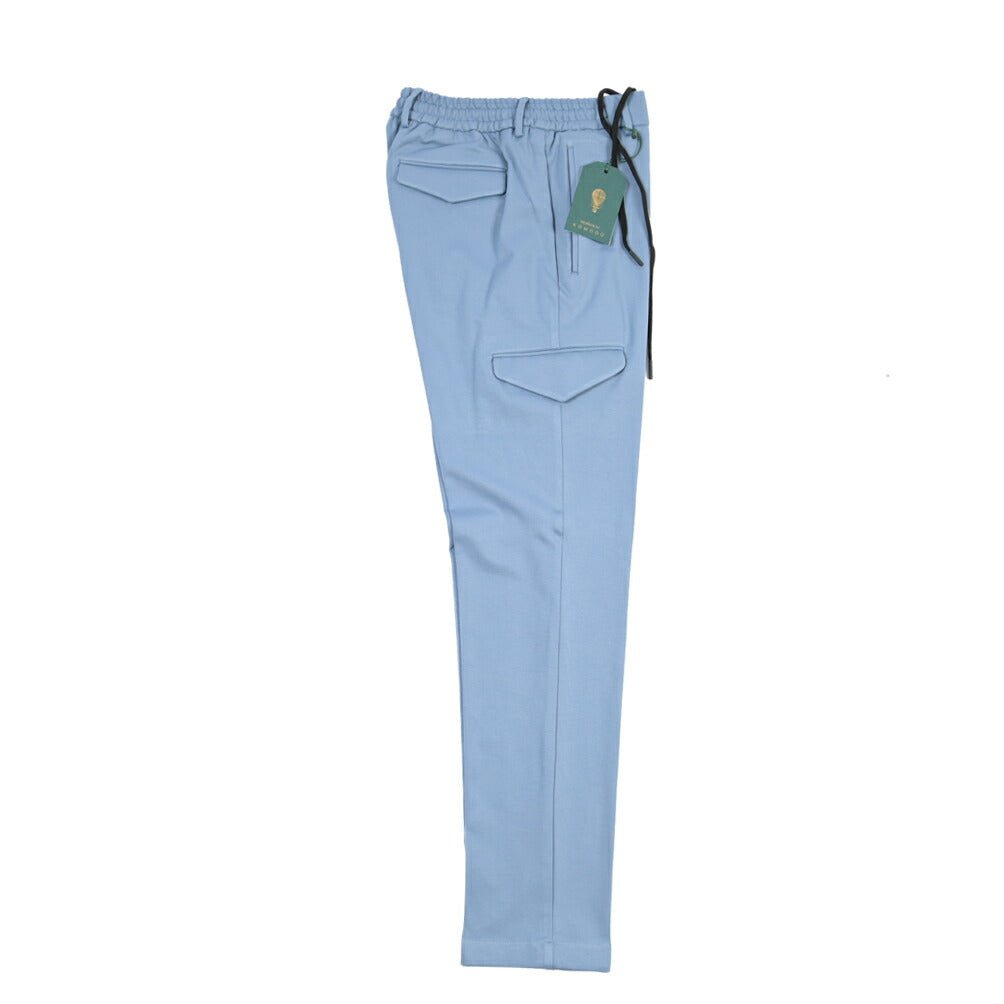 BERWICH “SUB” ビスコース混 イージーカーゴパンツ ブルー(azure) 44 | GUARDAROBA MILANO OFFICIAL STORE
