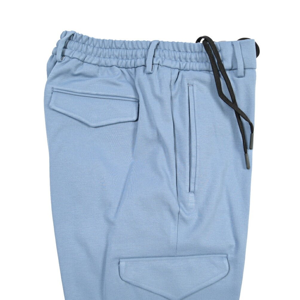 BERWICH “SUB” ビスコース混 イージーカーゴパンツ ブルー(azure) 44 | GUARDAROBA MILANO OFFICIAL STORE