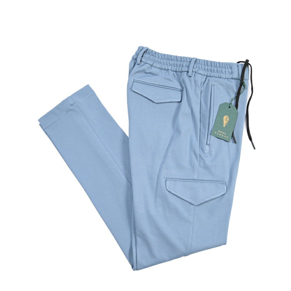 BERWICH “SUB” ビスコース混 イージーカーゴパンツ ブルー(azure) 44 | GUARDAROBA MILANO OFFICIAL STORE
