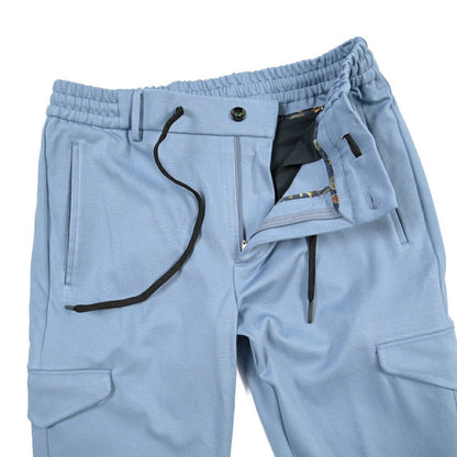 BERWICH “SUB” ビスコース混 イージーカーゴパンツ ブルー(azure) 44 | GUARDAROBA MILANO OFFICIAL STORE
