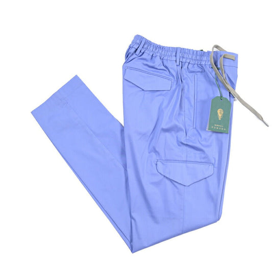 BERWICH “SUB” コットン混 イージーカーゴパンツ パープル(lt violet) 46 | GUARDAROBA MILANO OFFICIAL STORE