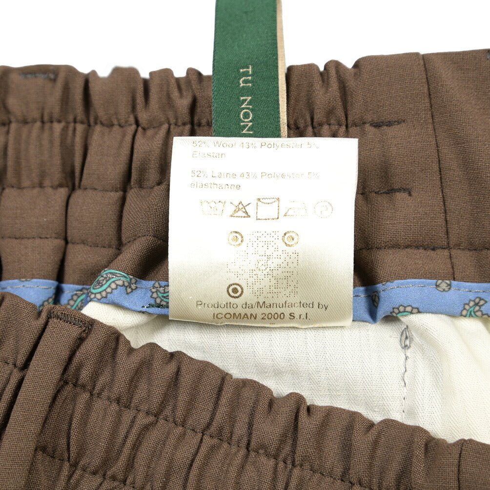 BERWICH “SUB” ストレッチウール カーゴパンツ ブラウン(brown) 46 | GUARDAROBA MILANO OFFICIAL STORE