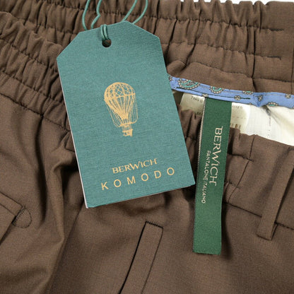BERWICH “SUB” ストレッチウール カーゴパンツ ブラウン(brown) 46 | GUARDAROBA MILANO OFFICIAL STORE