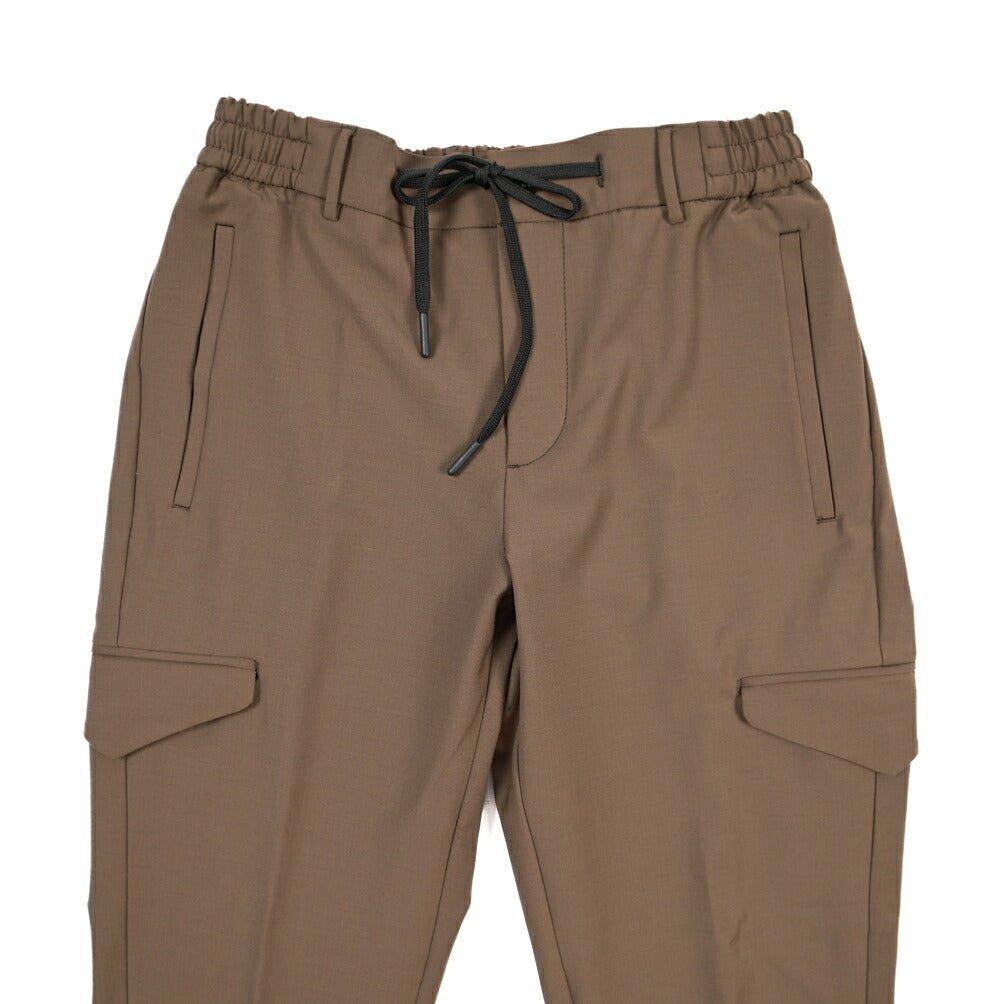 BERWICH “SUB” ストレッチウール カーゴパンツ ブラウン(brown) 46 | GUARDAROBA MILANO OFFICIAL STORE