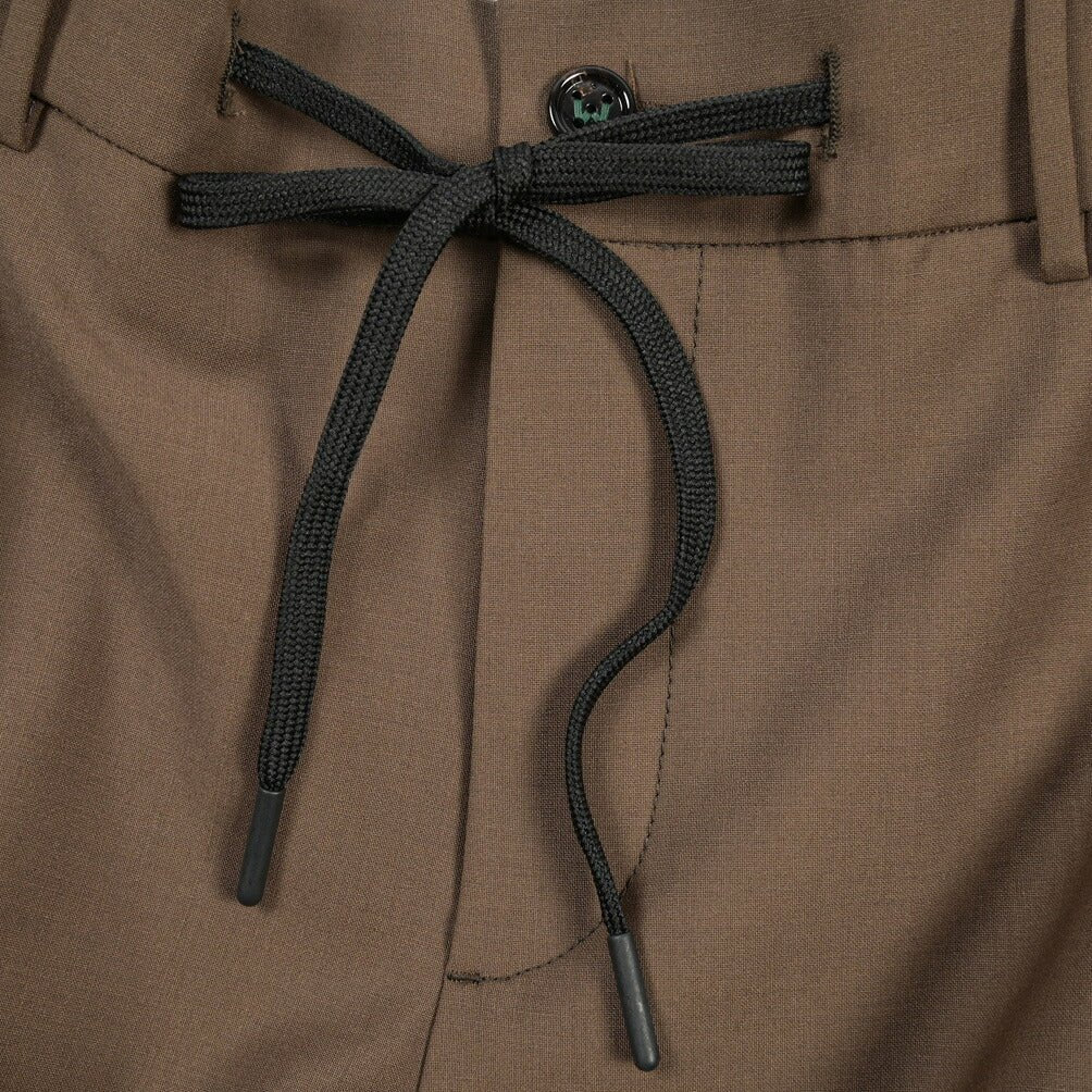 BERWICH “SUB” ストレッチウール カーゴパンツ ブラウン(brown) 46 | GUARDAROBA MILANO OFFICIAL STORE