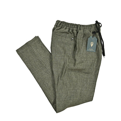 BERWICH sub24 リネン100% イージースラックス｜422223 - 50｜GUARDAROBA MILANO OFFICIAL STORE