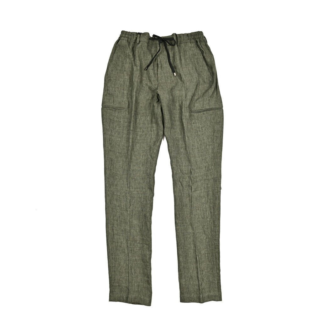 BERWICH sub24 リネン100% イージースラックス｜422223 - 50｜GUARDAROBA MILANO OFFICIAL STORE