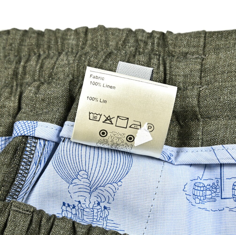 BERWICH sub24 リネン100% イージースラックス｜422223 - 50｜GUARDAROBA MILANO OFFICIAL STORE