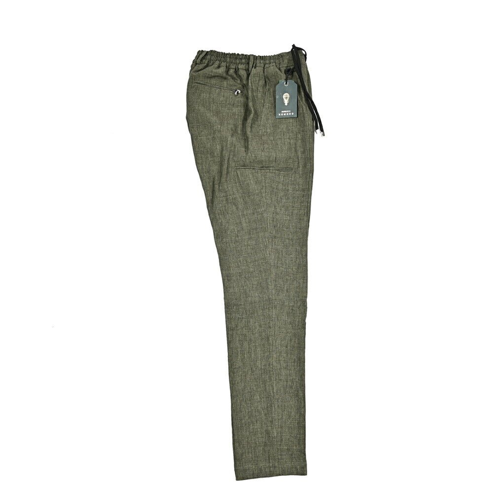 BERWICH sub24 リネン100% イージースラックス｜422223 - 50｜GUARDAROBA MILANO OFFICIAL STORE