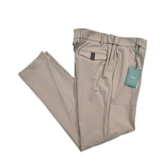 BERWICH “VK RETRO” 高機能ストレッチナイロン ノータックイージーパンツ グレージュ(tortora) 50 | GUARDAROBA MILANO OFFICIAL STORE