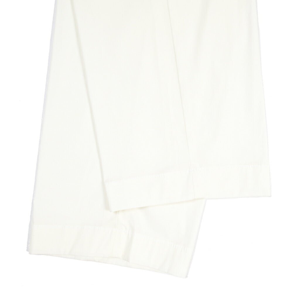 BERWICH “VK RETRO FATECH” ナイロン混コットン ベイカーパンツ ホワイト(white) 46 | GUARDAROBA MILANO OFFICIAL STORE