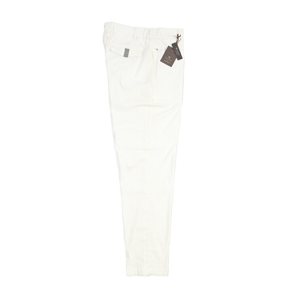 BERWICH “VK RETRO FATECH” ナイロン混コットン ベイカーパンツ ホワイト(white) 46 | GUARDAROBA MILANO OFFICIAL STORE