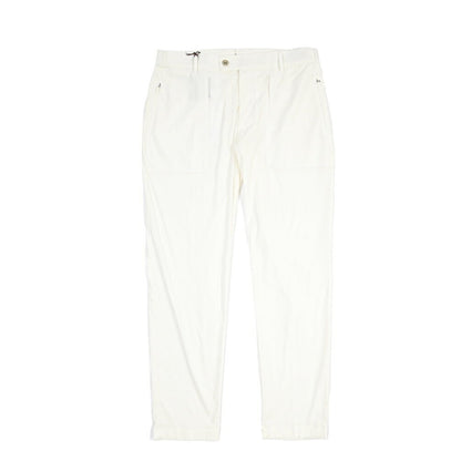 BERWICH “VK RETRO FATECH” ナイロン混コットン ベイカーパンツ ホワイト(white) 46 | GUARDAROBA MILANO OFFICIAL STORE