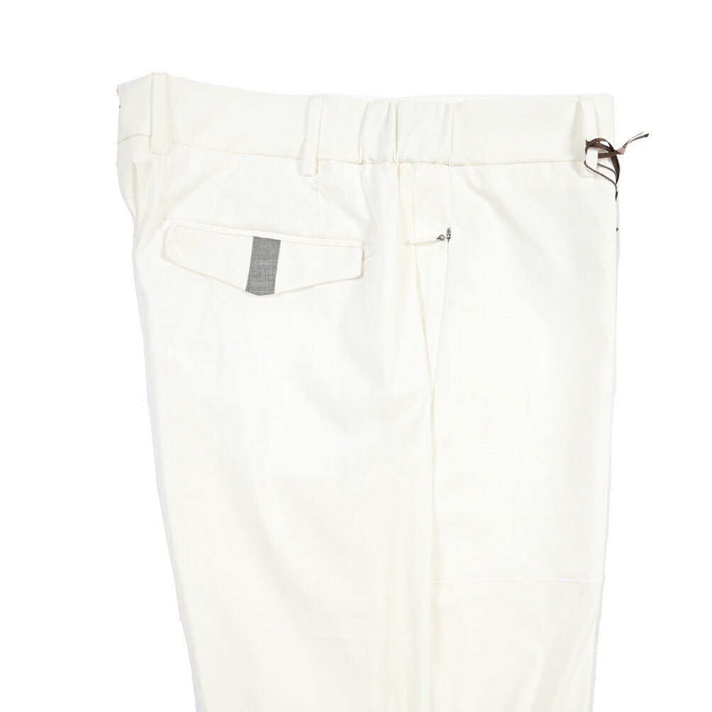 BERWICH “VK RETRO FATECH” ナイロン混コットン ベイカーパンツ ホワイト(white) 46 | GUARDAROBA MILANO OFFICIAL STORE