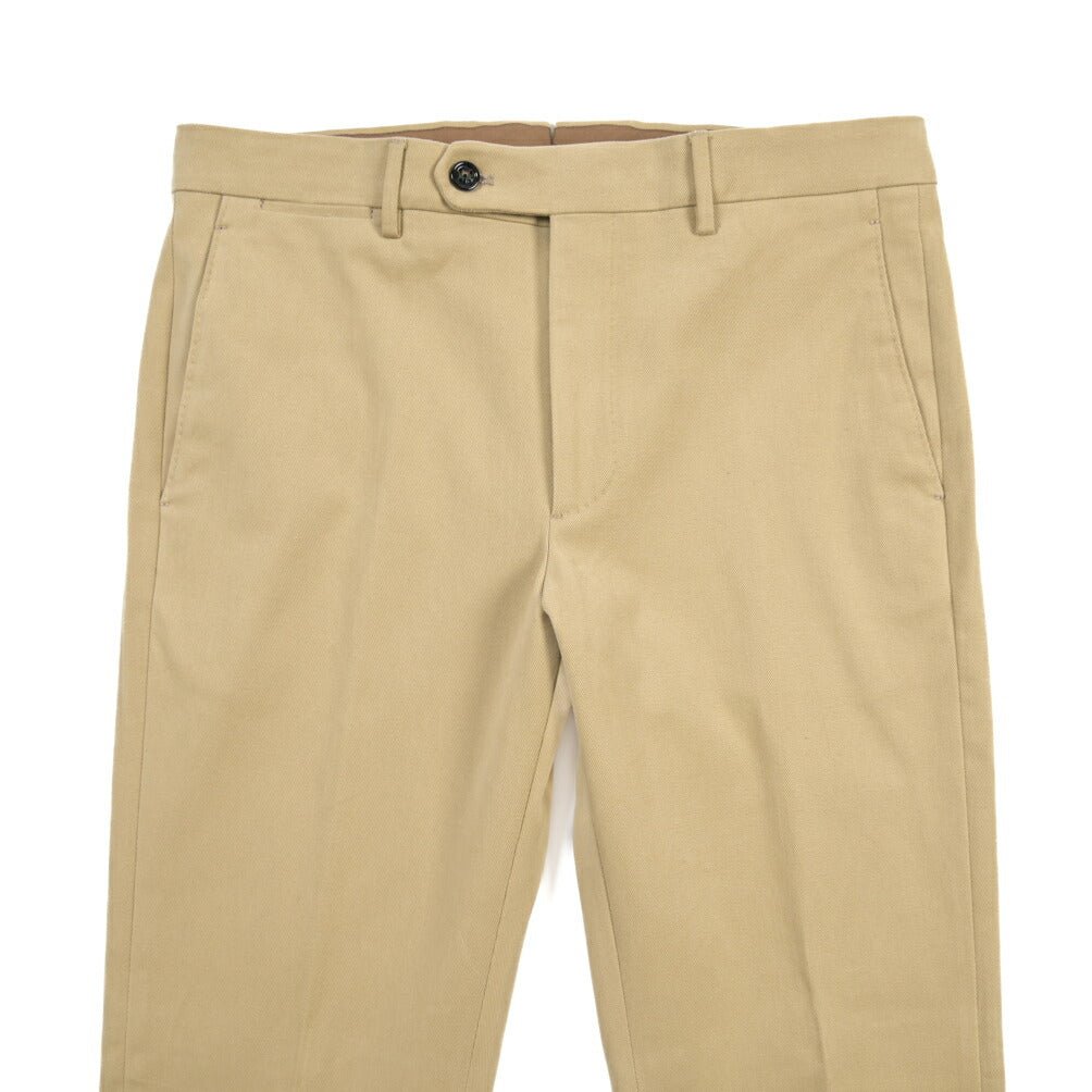 BERWICH “VULCANO 195” ストレッチコットン ノータックチノパンツ ベージュ(beige) 48 | GUARDAROBA MILANO OFFICIAL STORE