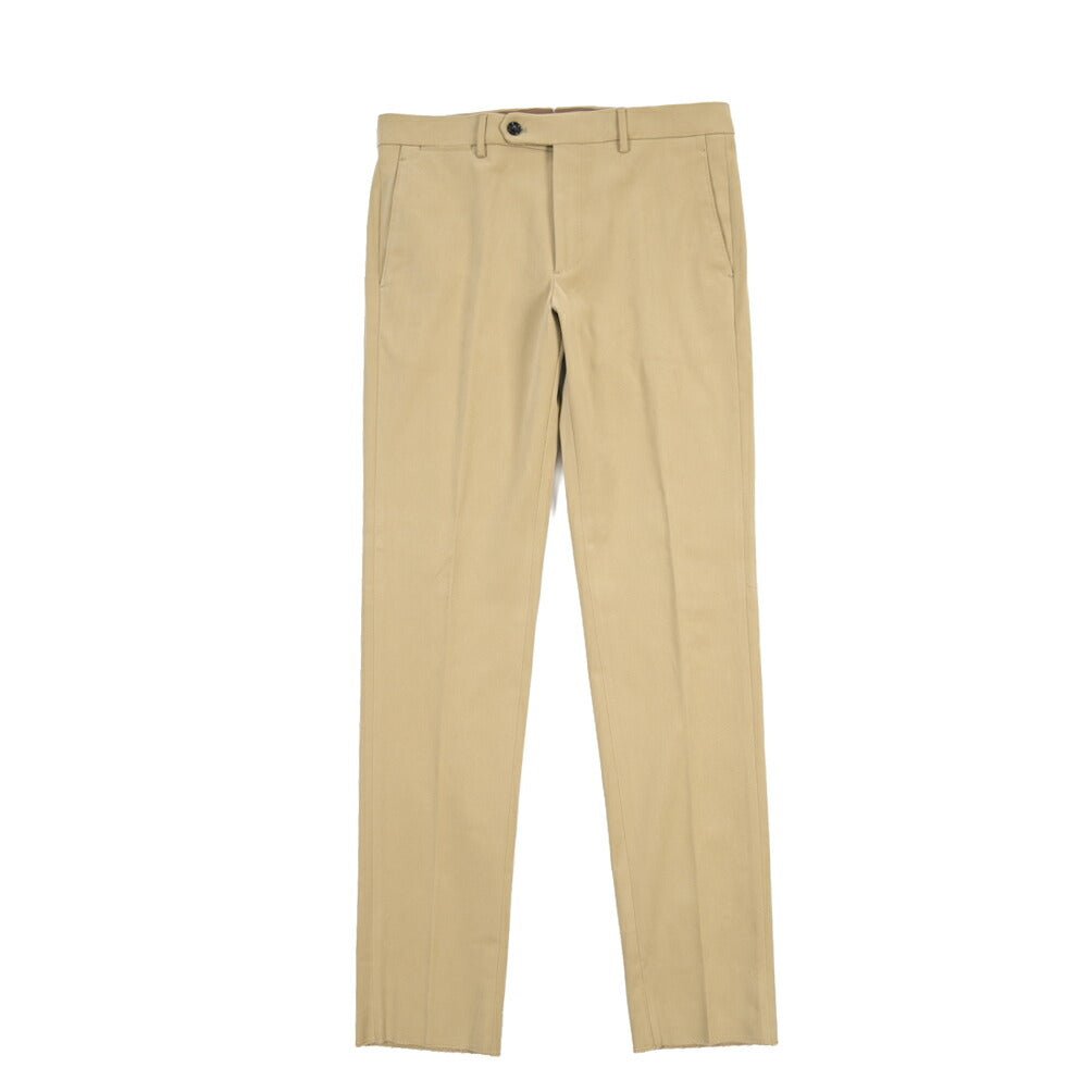 BERWICH “VULCANO 195” ストレッチコットン ノータックチノパンツ ベージュ(beige) 48 | GUARDAROBA MILANO OFFICIAL STORE