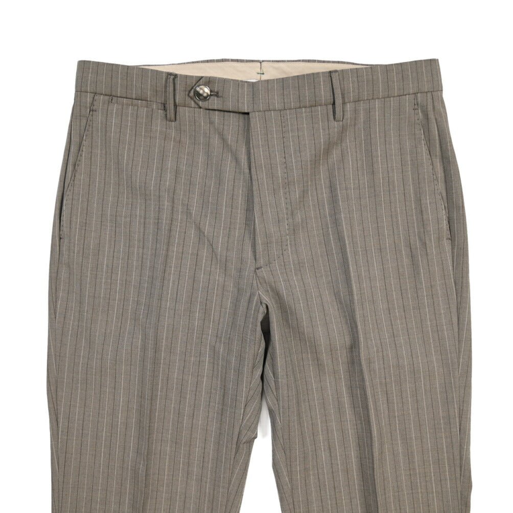 BERWICH “VULCANO 23” ヴァージンウール100% ノータックスラックス ブラウン(lt brown) 46 | GUARDAROBA MILANO OFFICIAL STORE