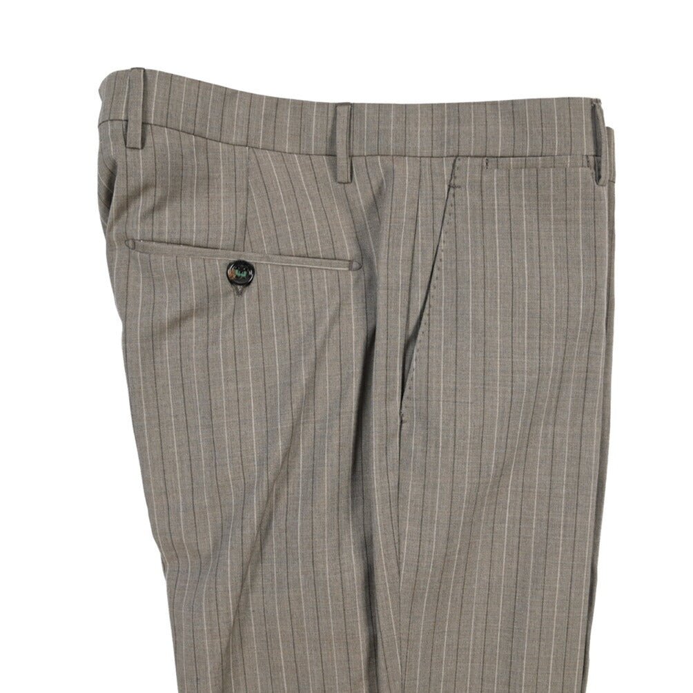 BERWICH “VULCANO 23” ヴァージンウール100% ノータックスラックス ブラウン(lt brown) 46 | GUARDAROBA MILANO OFFICIAL STORE