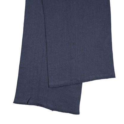 BERWICH “VULCANO 23” リネン100% ノータックスラックス ネイビー(navy) 48 | GUARDAROBA MILANO OFFICIAL STORE