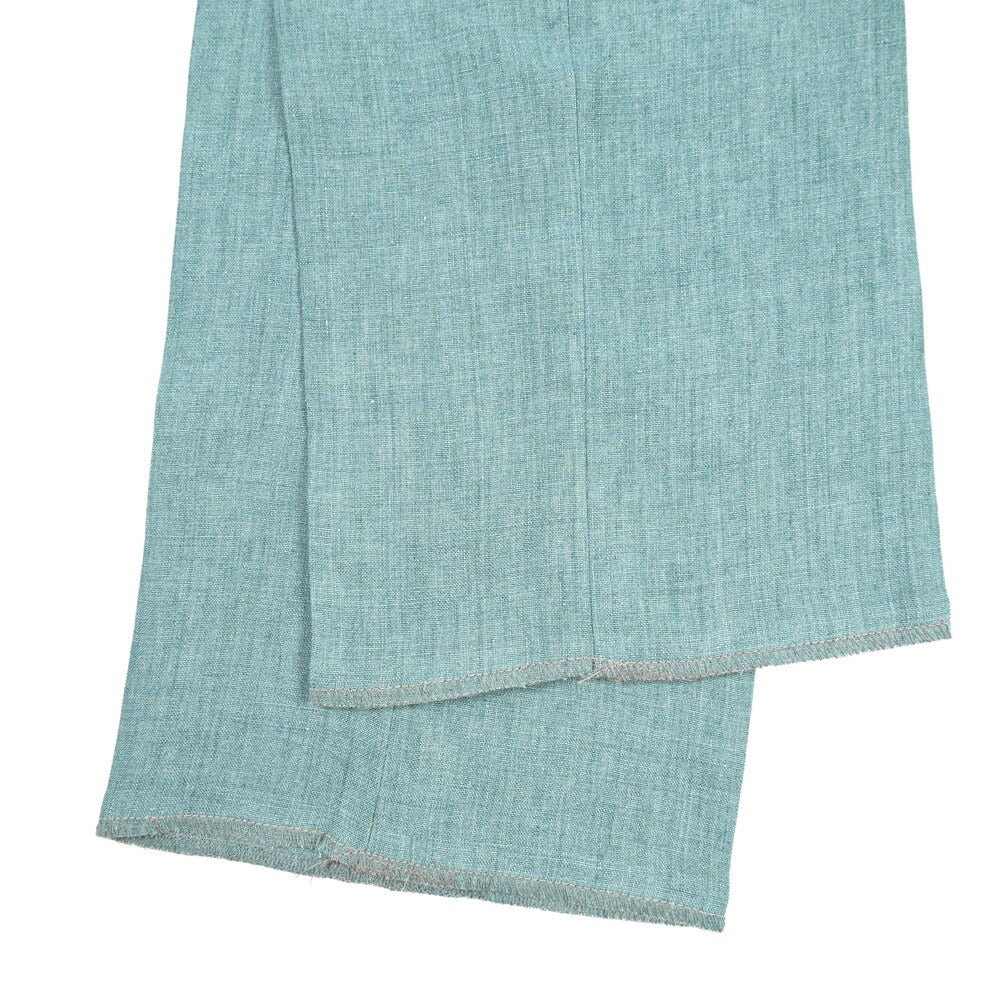 BERWICH “VULCANO 23” リネン100% ノータックスラックス グリーン(gem green) 48 | GUARDAROBA MILANO OFFICIAL STORE